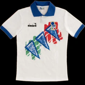 Camiseta Italia 1994 Blanca Retro — Vista frontal