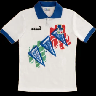 Camiseta Italia 1994 Blanca Retro – foto principal