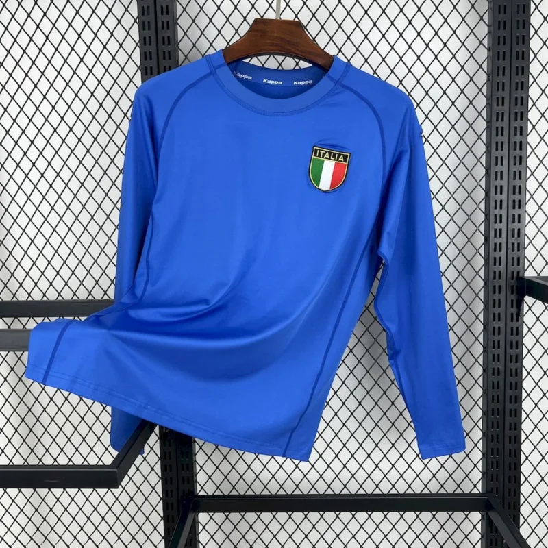 Camiseta Italia 2000 Manga Larga Retro – Primera Equipación – foto principal