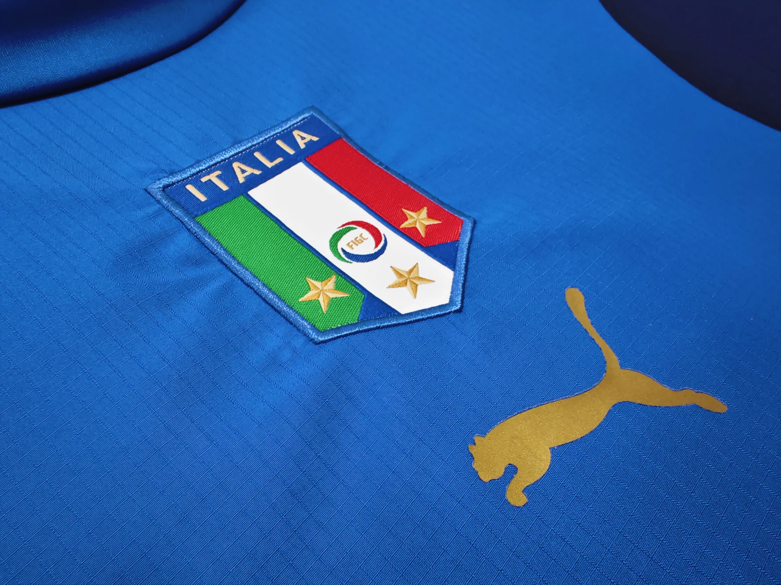 Maglia Italia 2006 - colletto e spalle azzurre