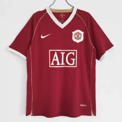 Camiseta Manchester United 2006/07 – Primera Equipación — Vista frontal