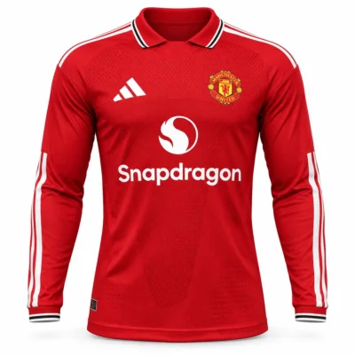 Prima Maglia Manchester United Manica Lunga 2026/27 – Giocatore