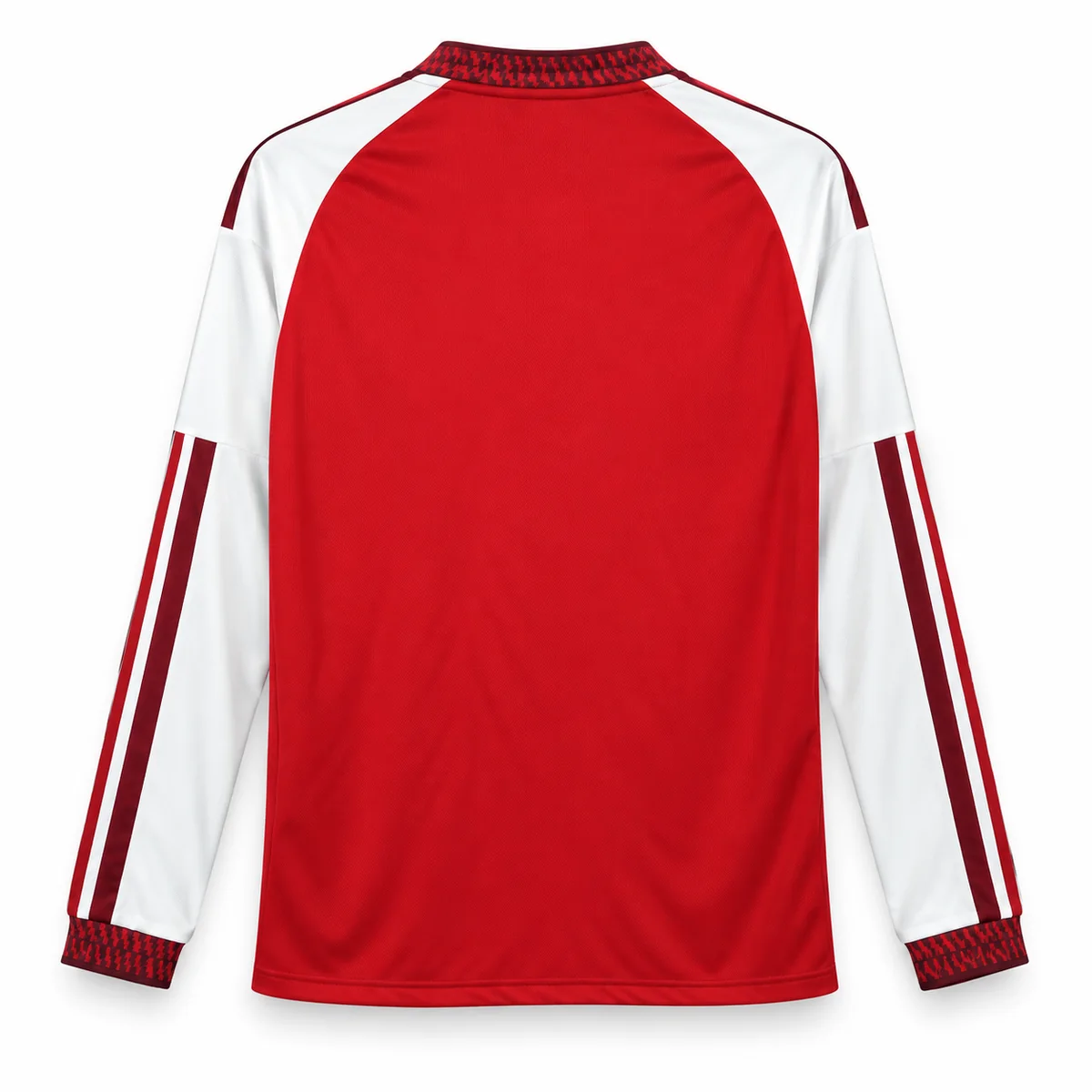 Prima Maglia Arsenal 2026/27 – Manica Lunga – vista posteriore, presentazione virtuale basata sul prodotto