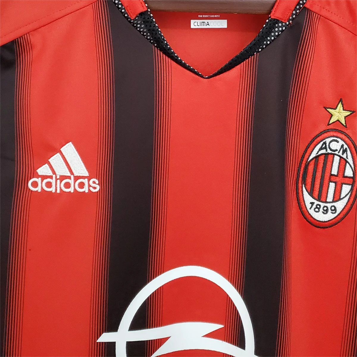 Camiseta Milan 2004/05 manga larga – detalle 3