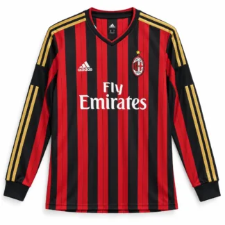 Maglia Milan 2013/14 Manica Lunga Retro – vista frontale, presentazione virtuale basata sul prodotto