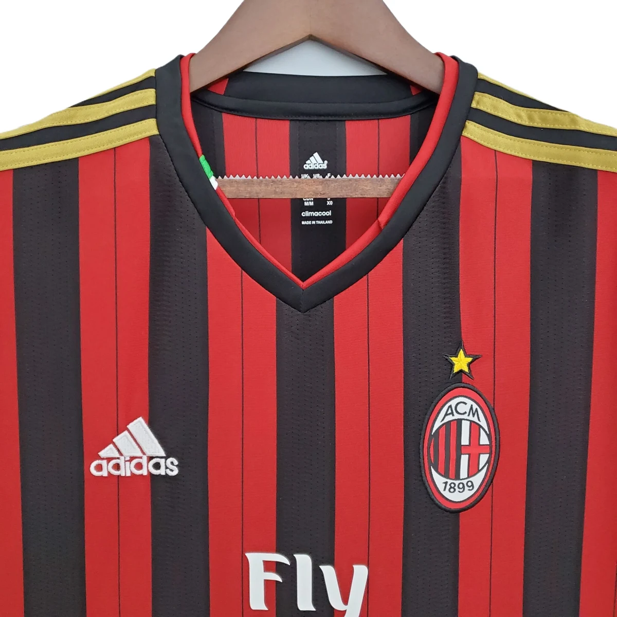 Camiseta Milan 2013/14 manga larga – detalle 2