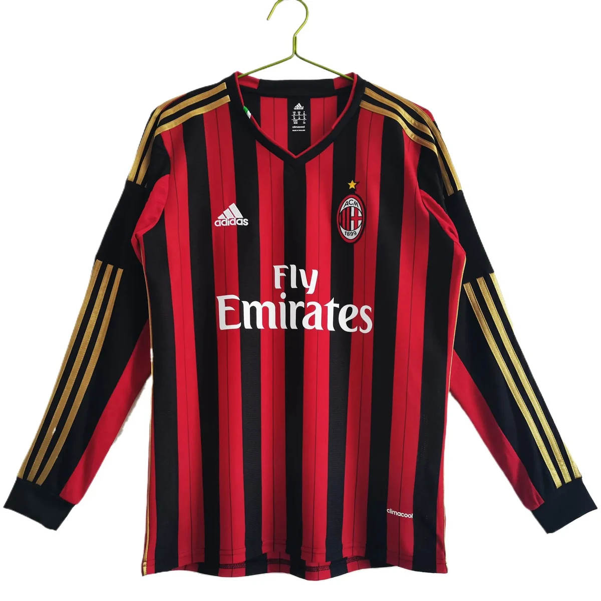 Camiseta Milan 2013/14 manga larga – frontal