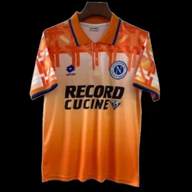 Camiseta Napoli 1994/95 Naranja Retro — Vista frontal