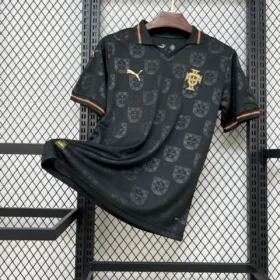 Camiseta Portugal Negra Mundial 2026 — Detalle del producto