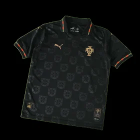 Camiseta Portugal Negra Mundial 2026 — Vista frontal