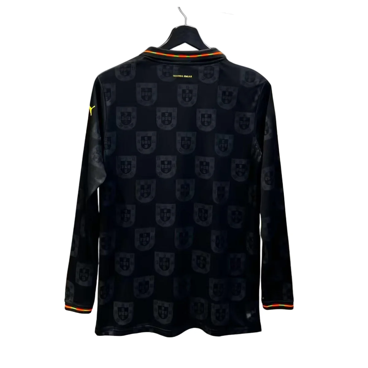 Camiseta Portugal Negra Manga Larga Mundial 2026 – espalda