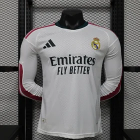 Camiseta Real Madrid Manga Larga 2026/27 – Local — Vista frontal
