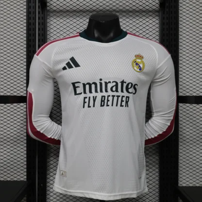 Camiseta Real Madrid Manga Larga 2026/27 – Local — Vista frontal