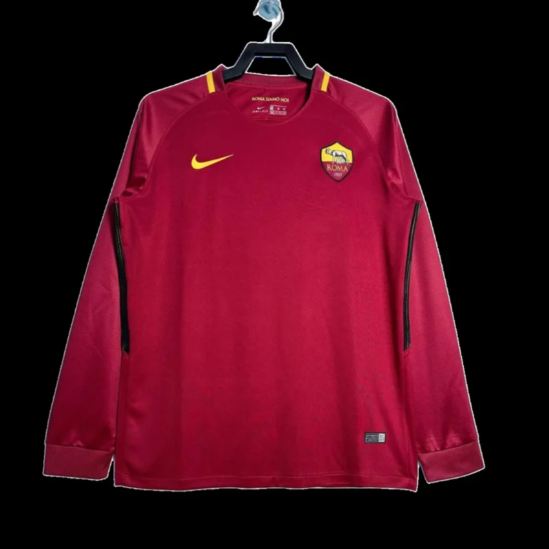 Maglia Roma 2017/18 Manica Lunga Retro — Vista frontale