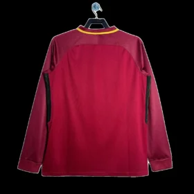 Maglia Roma 2017/18 Manica Lunga Retro — Vista posteriore