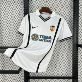 Camiseta Valencia 2000/01 Retro – Primera Equipación — Vista frontal