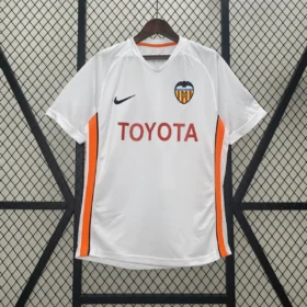 Camiseta Valencia 2006/07 Retro – Primera Equipación — Vista frontal