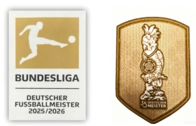 Patch campioni Bundesliga 2025/26 + 35 titoli