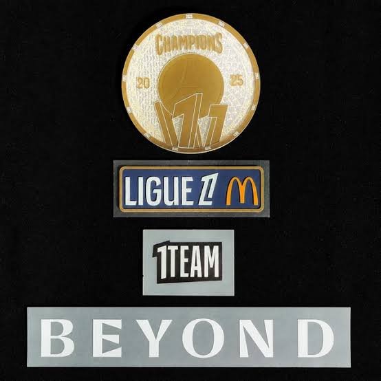 Patch campioni Ligue 1 + sponsor manica