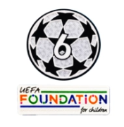 Patch Champions League 6 titoli + UEFA Foundation