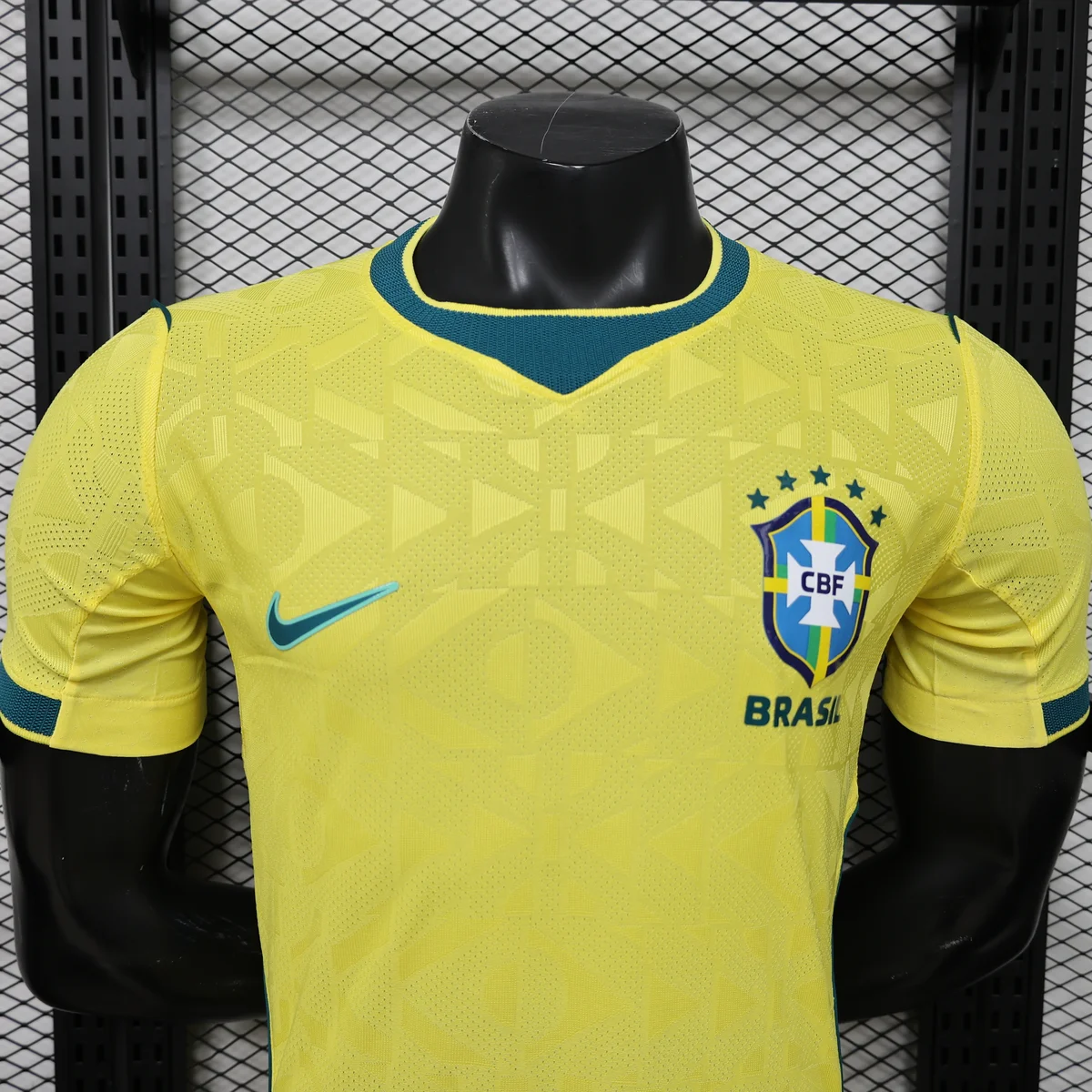 Camiseta Brasil Mundial 2026 Primera Equipación versión jugador – detalle 1