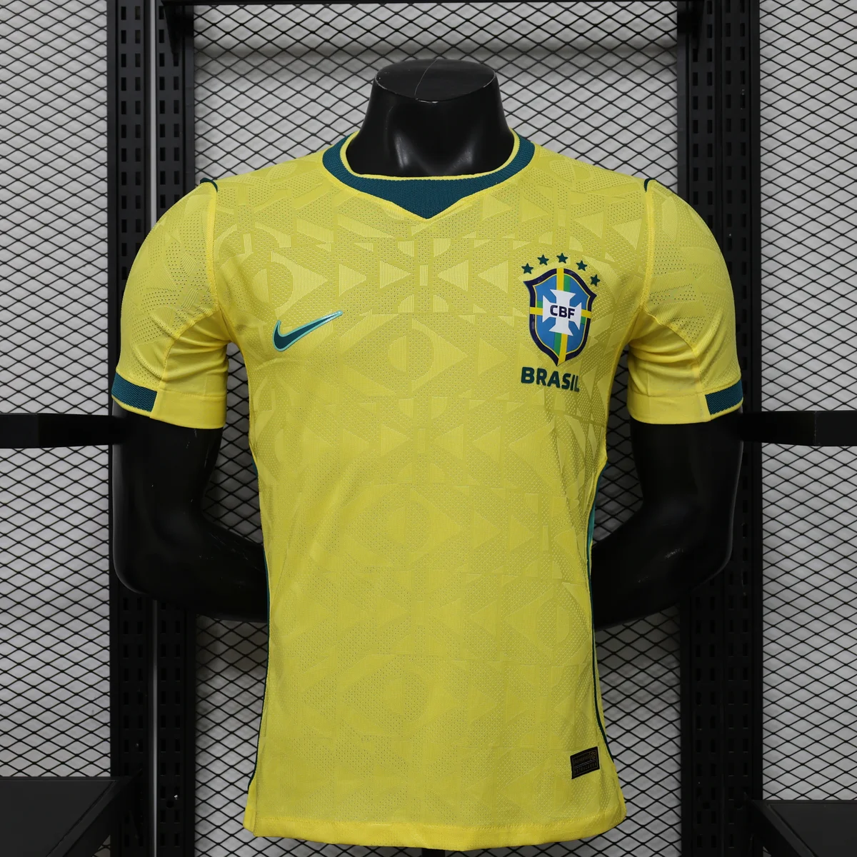 Camiseta Brasil Mundial 2026 Primera Equipación versión jugador – frontal