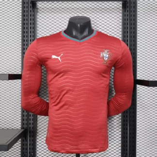 Prima Maglia Portogallo Maniche Lunghe 2026 Giocatore – vista 1