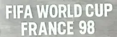 Scritta FIFA World Cup France 98