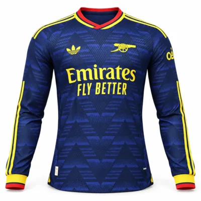 Seconda Maglia Arsenal Manica Lunga 2026/27 – Giocatore