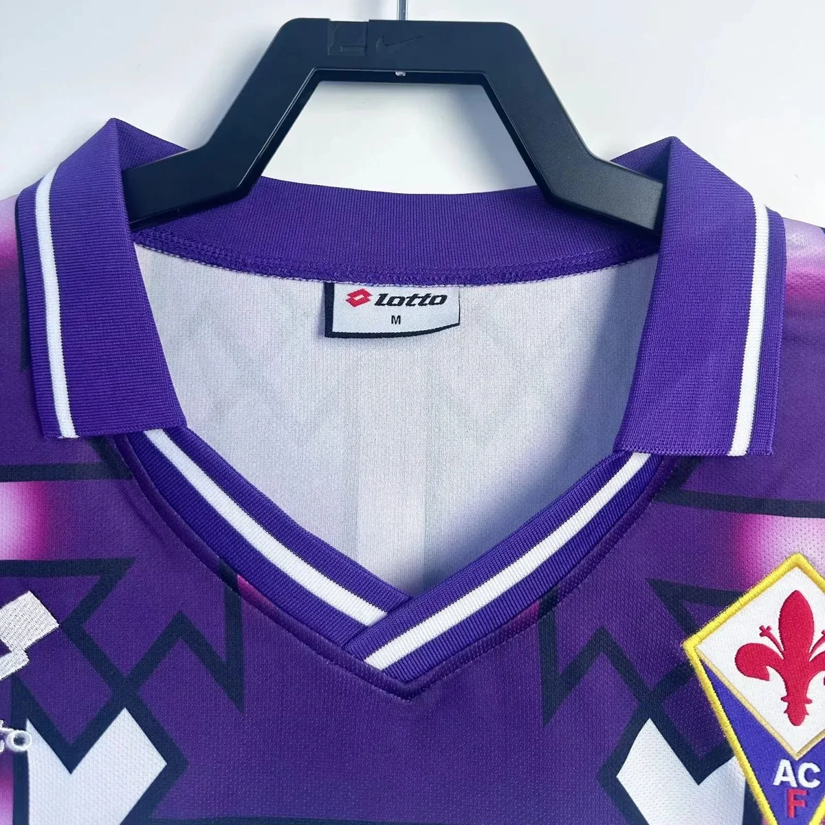 Camiseta Fiorentina 1992/93 manga larga – detalle 1