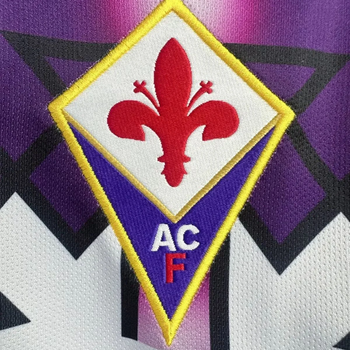 Camiseta Fiorentina 1992/93 manga larga – detalle 2