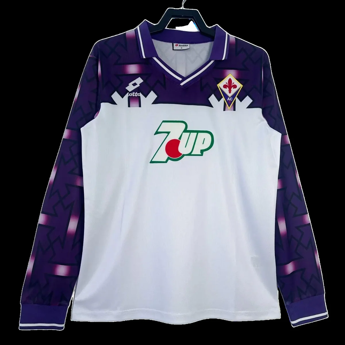Camiseta Fiorentina 1992/93 manga larga – frontal