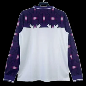 Camiseta Fiorentina 1992/93 Manga Larga Retro – Segunda Equipación — Vista posterior