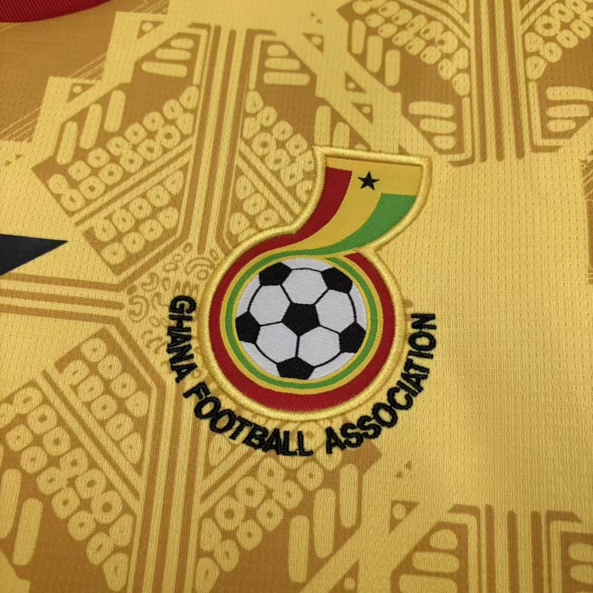 Camiseta Ghana Mundial 2026 – detalle 2