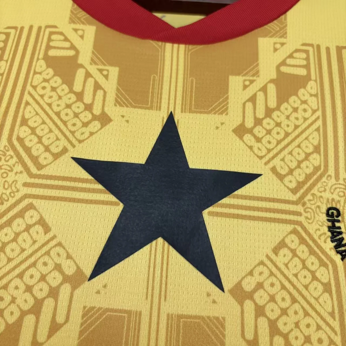 Camiseta Ghana Mundial 2026 – detalle 3