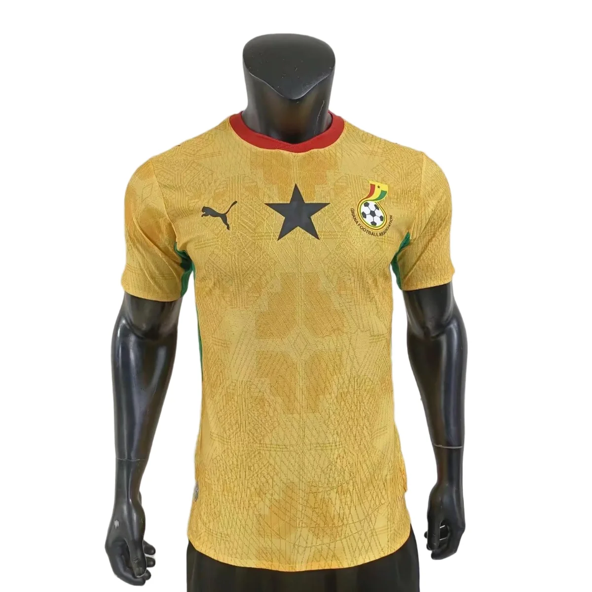 Camiseta Ghana Mundial 2026 Segunda Equipación versión jugador – frontal