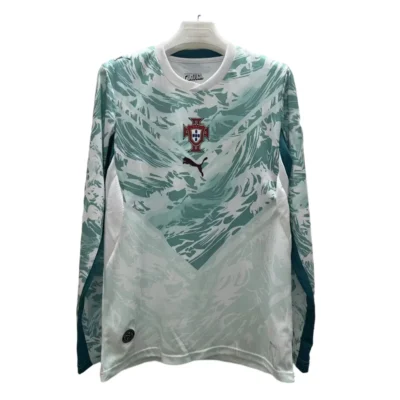 Seconda Maglia Portogallo Mondiali 2026 Maniche Lunghe