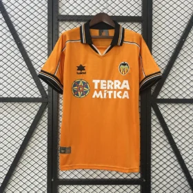 Camiseta Valencia 1999/00 Retro – Segunda Equipación — Vista frontal