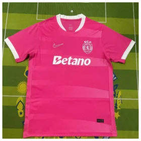 Camiseta Sporting CP Rosa 2026/27 — Vista frontal