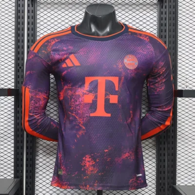 Tercera Camiseta Bayern Maniche Lunghe 2026/27 Giocatore