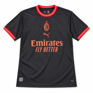 Terza Maglia Milan 2026/27 — vista frontale, presentazione commerciale