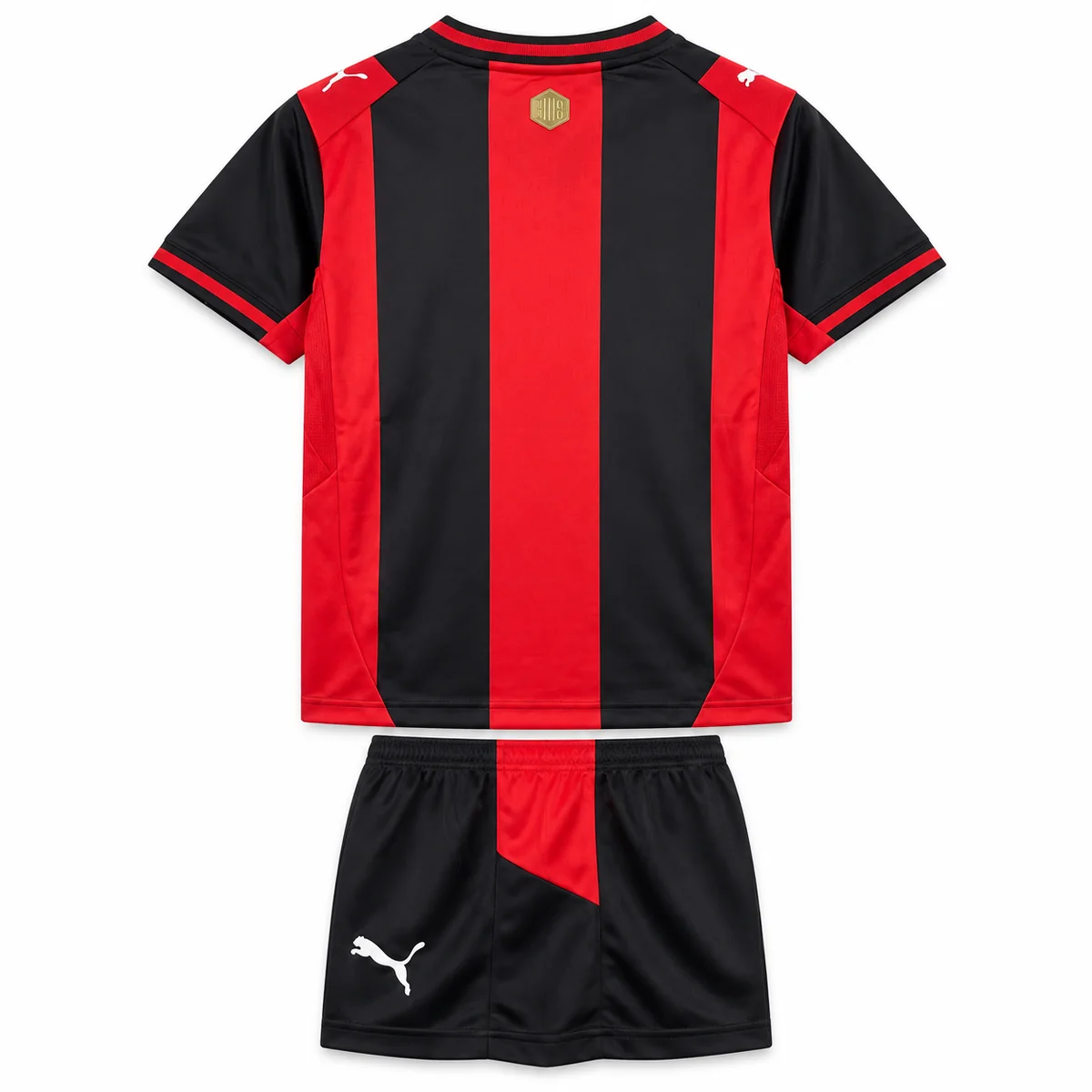 Completo Milan Bambino Home 2026/27 — vista posteriore, presentazione commerciale