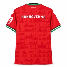 Prima Maglia Hannover 96 2026/27 — vista posteriore, presentazione commerciale