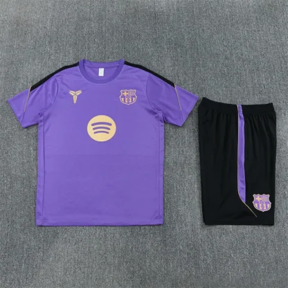 Conjunto Entrenamiento Barcelona Morado 2026/27 — Vista frontal