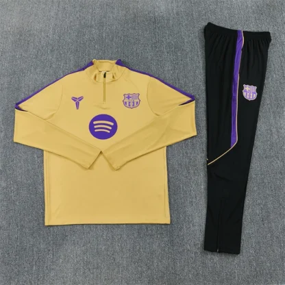 Chándal Barcelona Amarillo 2026/27 — Vista frontal