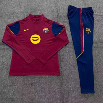 Chándal Barcelona Grana 2026/27 — Vista frontal