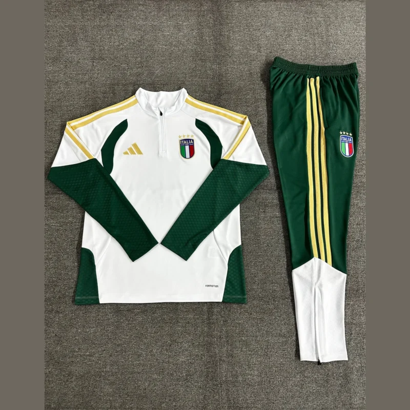 Tuta Italia bambino bianca 2026/27 – vista 1