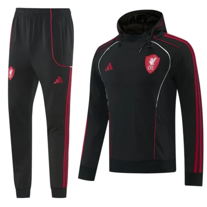 Tuta Liverpool nera con cappuccio 2026/27 – vista 1