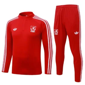 Chándal Liverpool Roja Media Cremallera 2026/27 — Vista frontal