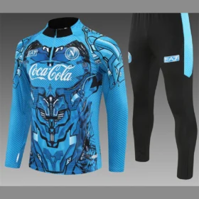 Chándal Napoli Niño Camuflaje Celeste 2025/26 — Vista posterior